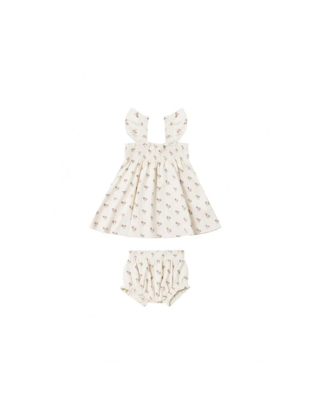 NEW QUINCY MAE smocked dress in flower 6-12 months